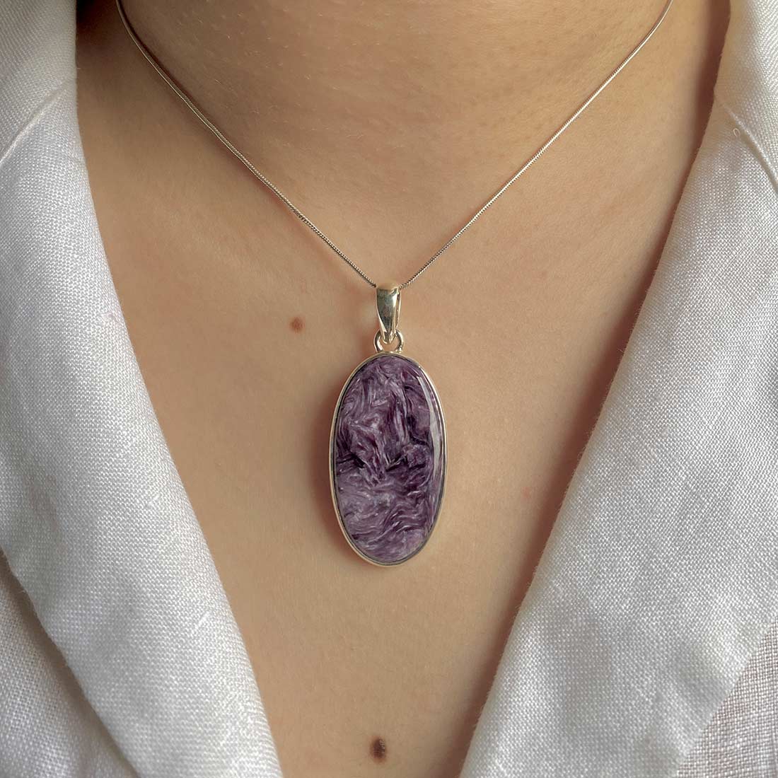 Charoite Pendant-(CHR-P-6.)